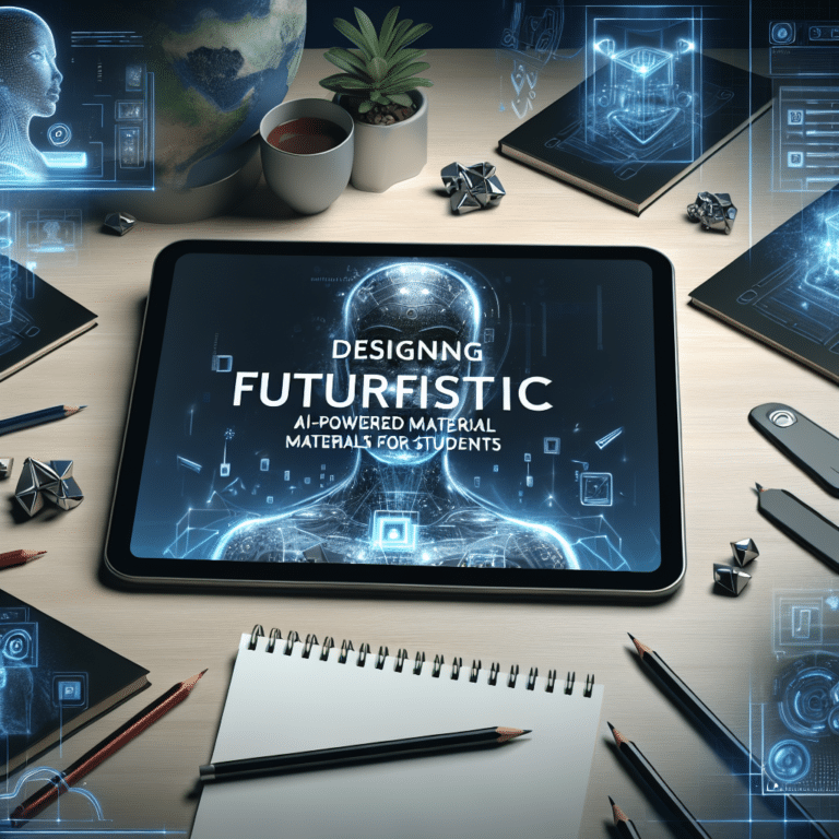 Designing Futuristic Lessons: AI-Powered Materials for Students